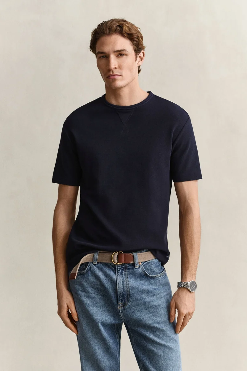 Gant Micro Texture Short sleeve T-Shirt