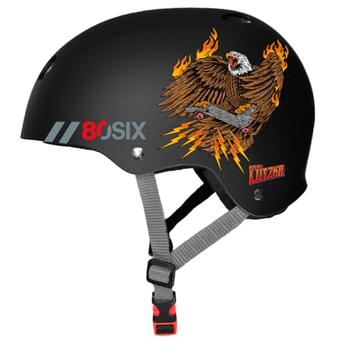 80SIX Triple Certified Multisport Helmet Ideal for Bike Scooter Skateboard Roller Skate and Inline Skate - Image 1