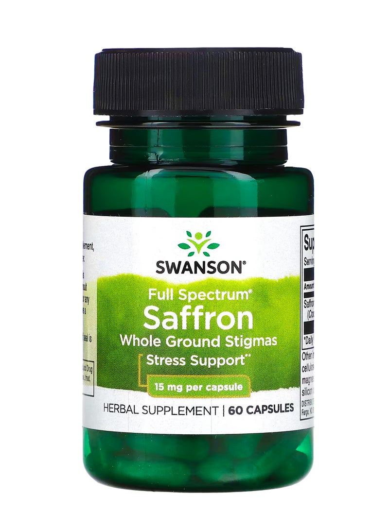SWANSON Saffron 15 mg  60 Capsules