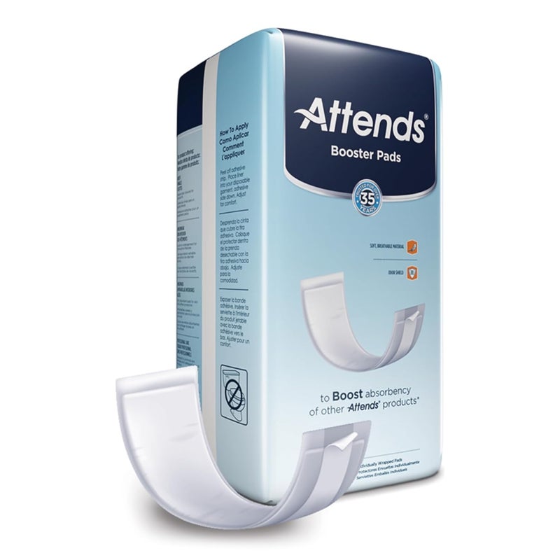 Attends Unisex Booster Pad Ultra Thin 35 x 11 BST0192 24 Ct - Image 1