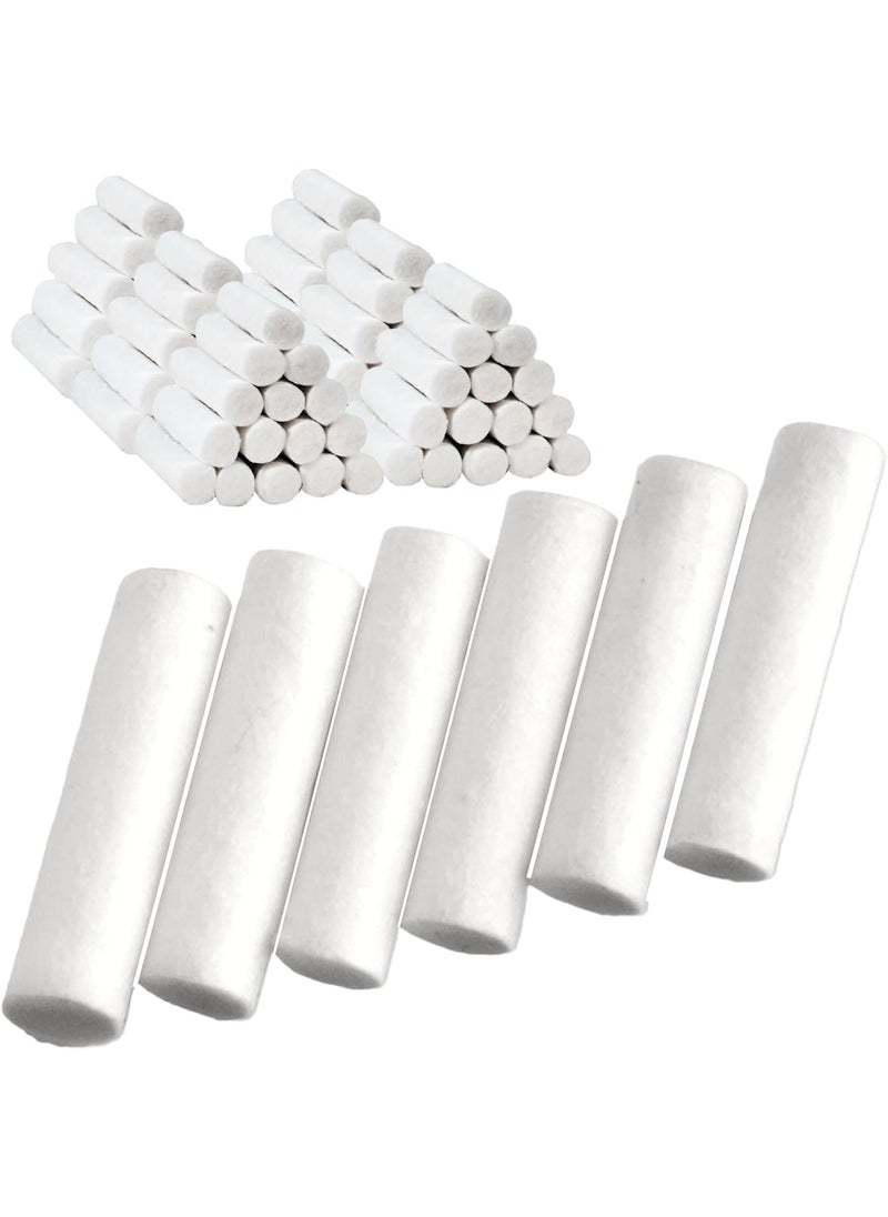 Vakly 100 Dental Cotton Rolls for Mouth Gauze and Nosebleeds Plug Stopper - #2 Medium 1.5" Non-Sterile 100% High Absorbent Blood Clotting Cotton roll (100 Count) 