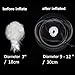 Efay Clear Balloons 18 Pre Stretched 15 Packs Big Stuffing Crystal Bubble Clear Bobo Balloons for Air or Helium Use - Image 3