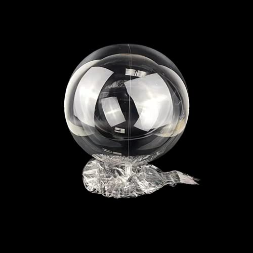Efay Clear Balloons 18 Pre Stretched 15 Packs Big Stuffing Crystal Bubble Clear Bobo Balloons for Air or Helium Use - Image 1