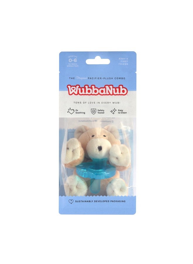 WubbaNub Infant Pacifier - Heart Warrior Bear - Image 5