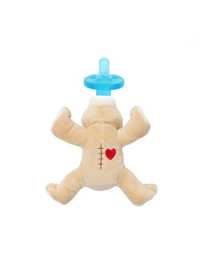 WubbaNub Infant Pacifier - Heart Warrior Bear - Image 1