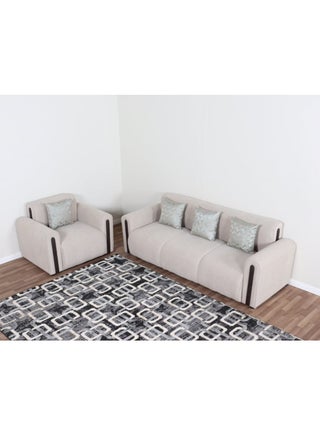 4-Person Sofa Set Soft Fabric Modern Design Relaxing 2 Pieces 3-Person Sofa and Living Room Chair - pzsku/Z34EF9447966D2F31EE59Z/45/_/1736000205/44260972-04b6-4182-b871-13ee2e553298