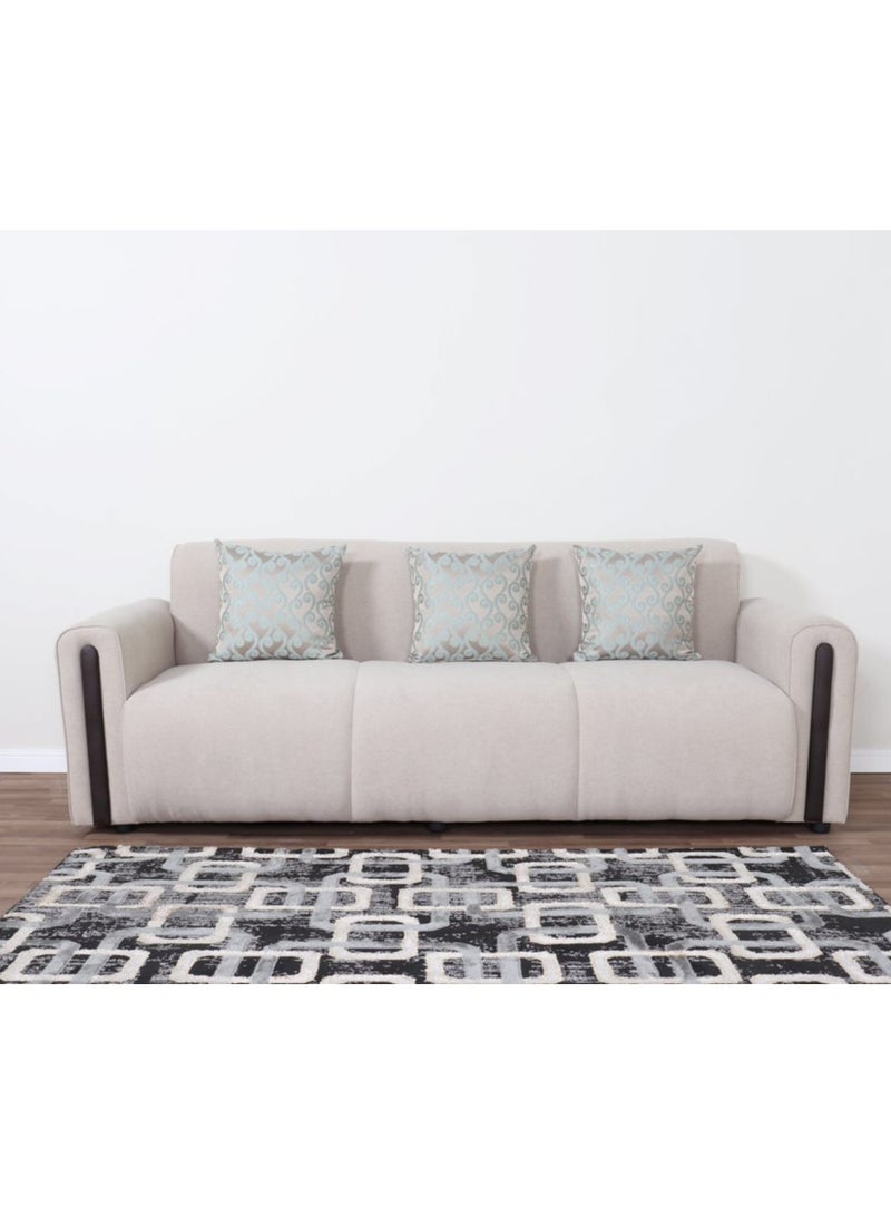 4-Person Sofa Set Soft Fabric Modern Design Relaxing 2 Pieces 3-Person Sofa and Living Room Chair