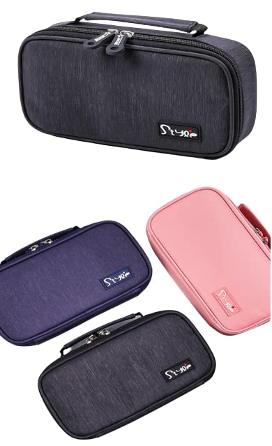 TEMSON Pencil Pouches for Kids, Stylish Pouch for Girls, Pencil Case for Girls and Boys, Pencil Pouches - Pencil Pouches for Kids, Stationary Organizer (6765)(Blue) - Image 5