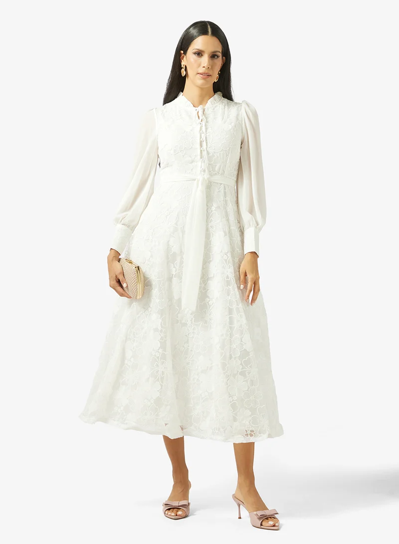 Khizana  Lace A-line Dress for Women | Best Price UAE