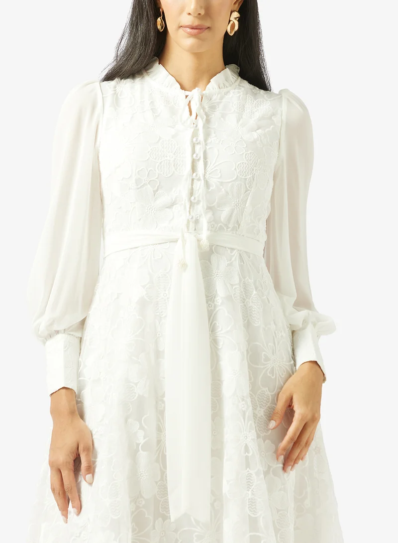 Khizana  Lace A-line Dress for Women | Best Price UAE