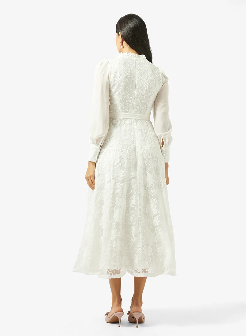 Khizana Lace A-line Dress