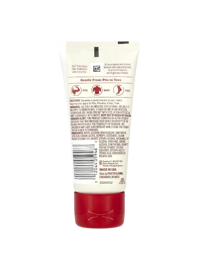 Old Spice - Old Spice, Gentle Man's Total Body, Deodorant Cream, Aluminum Free, Vanilla + Shea , 3 oz (85 g) - Image 1