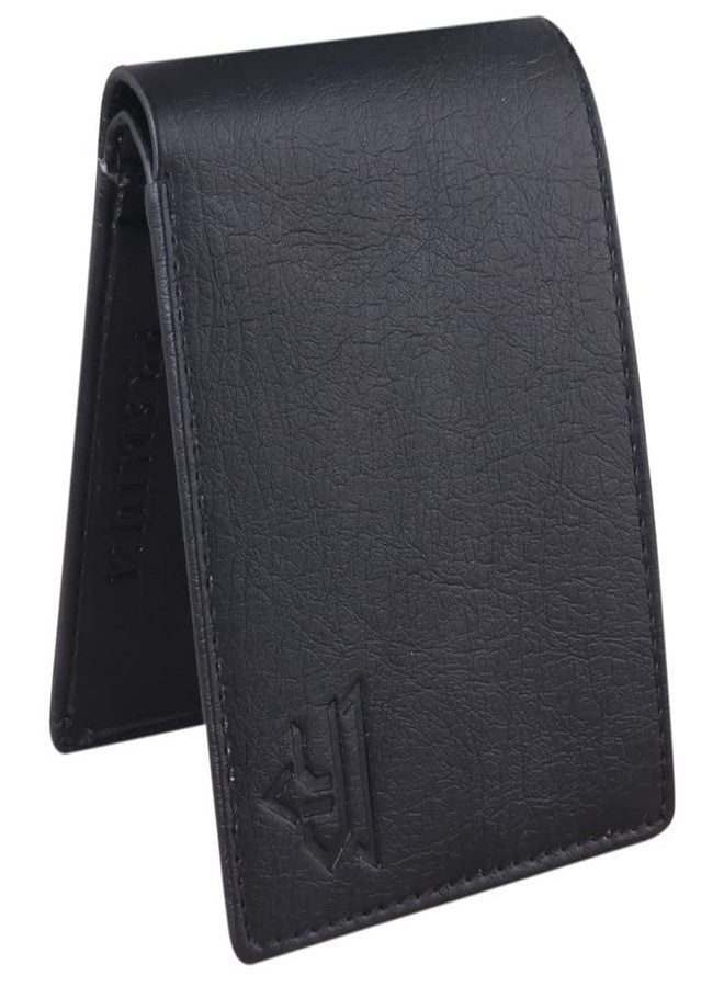JnD RFID Protected Black Leather Wallet for Men 3 Card Slots | 1 Coin Pocket | 2 Hidden Compartment | 2 Currency Slots | 2 ID Compartment | Men's Wallet - Image 5