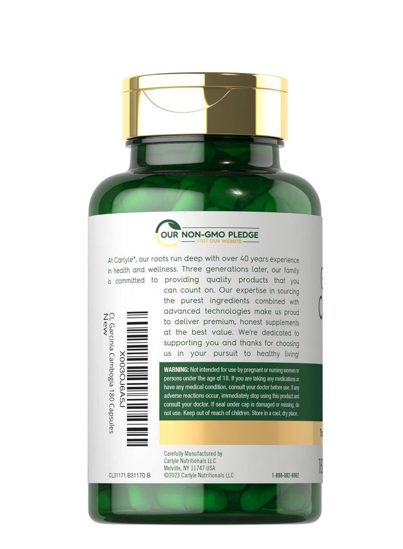 خلاصة جارسينيا كامبوجيا | 3000مجم | 180 كبسولة | مكمل غذائي غير معدّل وراثيًا وخالي من الغلوتين - Image 3