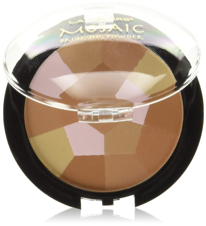 L.A. COLORS HD Mosaic Bronzer (carded), Sun-Kissed Bronze CBMP270 - Image 1