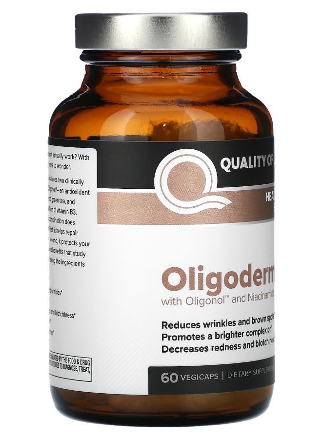 Quality of Life Oligoderm with Oligonol and Niacinamide 60 VegiCaps - Image 2