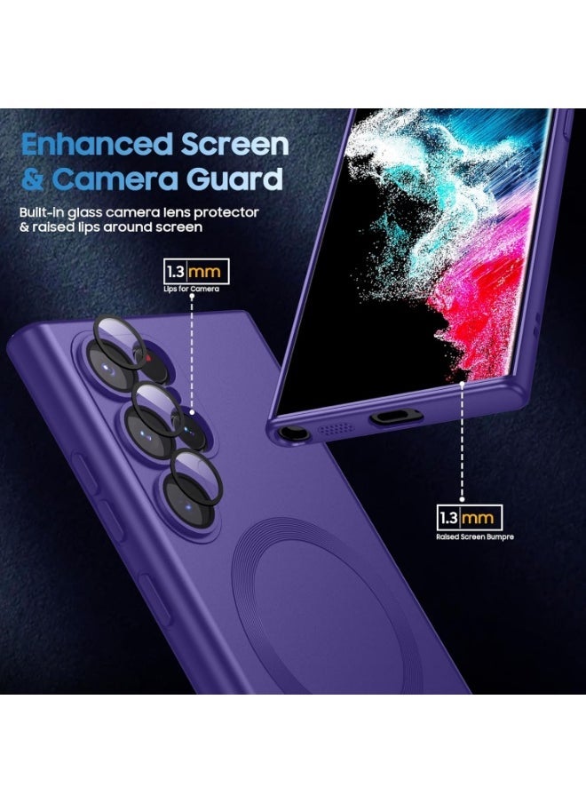 ELTRAZONE Samsung Galaxy S22 Ultra Case Cover Compatible with MagSafe | Slim Thin Magnetic Case for Samsung Galaxy S22 Ultra 6.8-Inch | Lightweight Shockproof Clear Back Cover | Anti-Scratch Protective Design | Wireless Charging Friendly with Precise Cutouts - Image 4