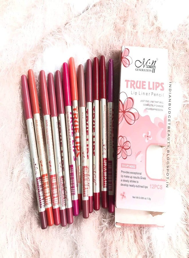 VBA Combo Balm Matte Lipstick With True Lips Orange and Pink Lip Liners - Pack of 12 - Image 4