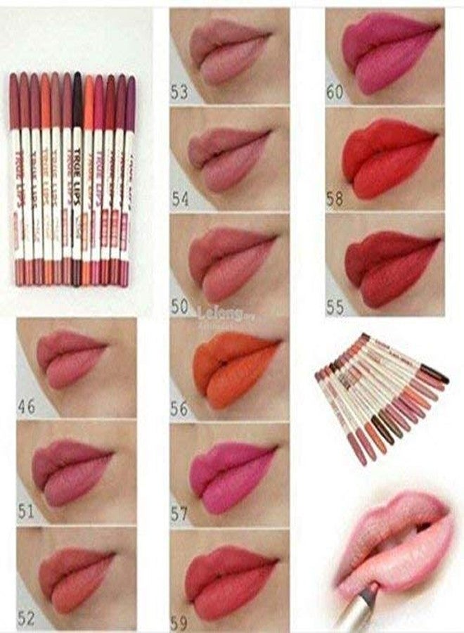 VBA Combo Balm Matte Lipstick With True Lips Orange and Pink Lip Liners - Pack of 12 - Image 5
