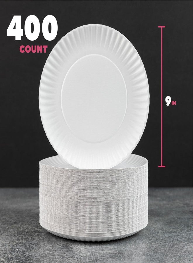 XpressPak Bulk Paper Plates (400) - Image 2