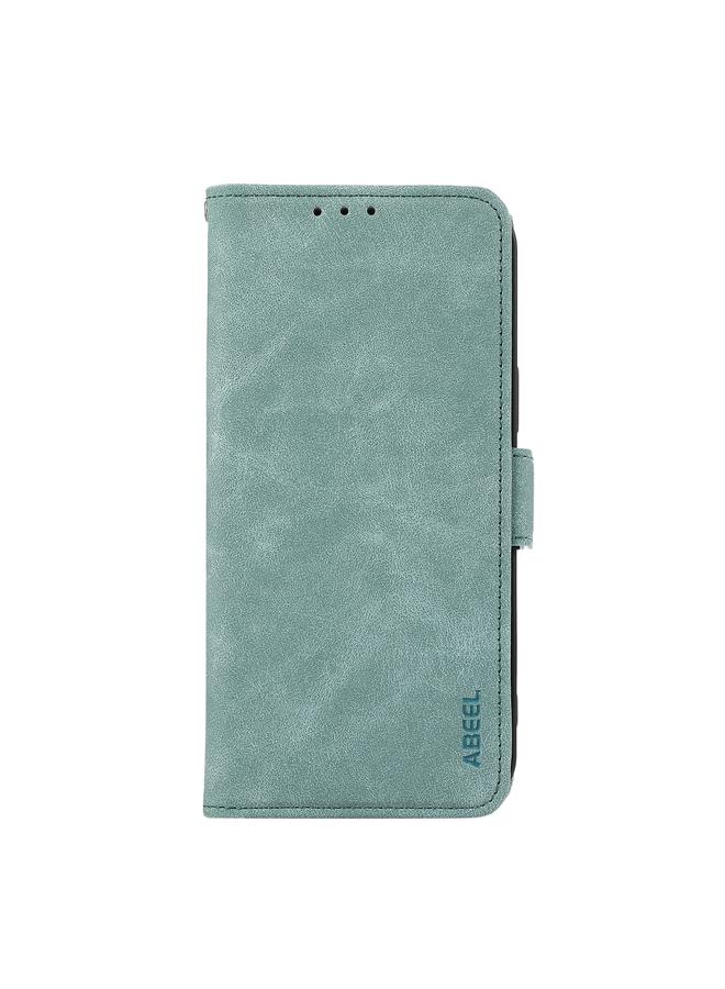 S-TOP Case For Samsung Galaxy S24 Ultra 5G ABEEL Frosted Magnetic RFID Leather Phone Case - Image 2