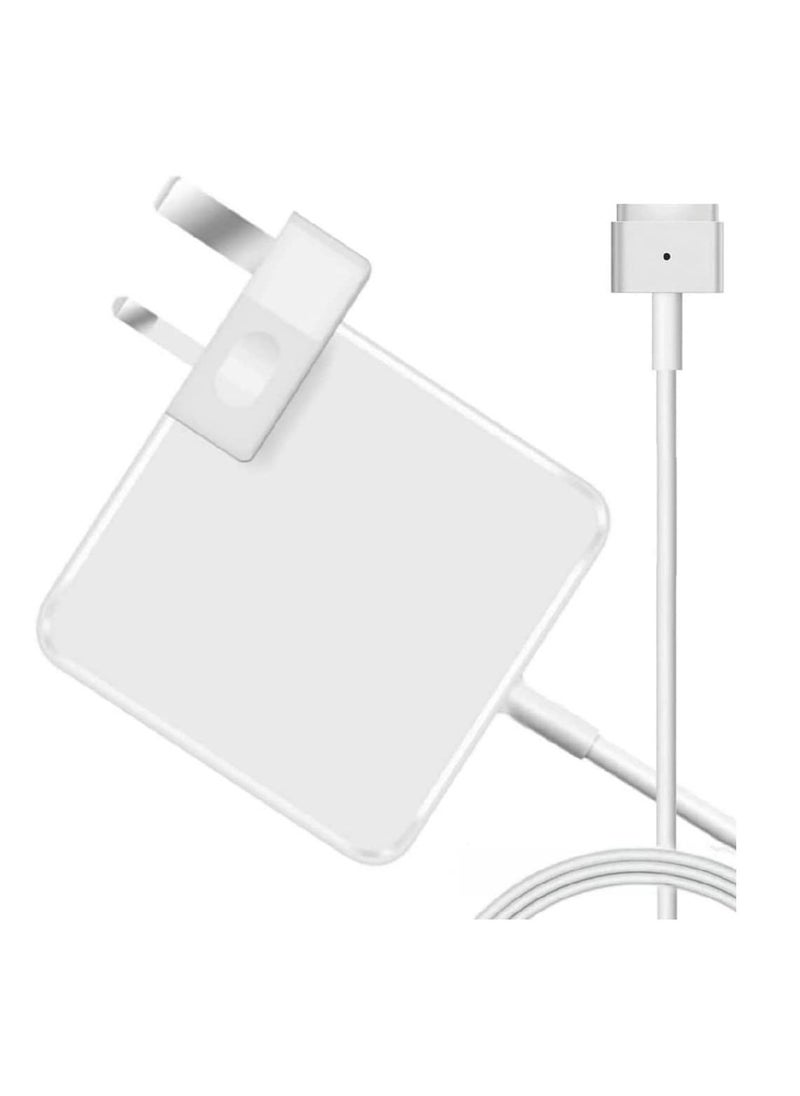 Ntech - NTECH Replacement AC Power Adapter (85W) T-Tip Magnetic Connector For Macbook Pro Compatible Model A1181 / A1278 / A1344 / A1425 / A1465 / A1502 / A1398 / A1424 - White - Image 1