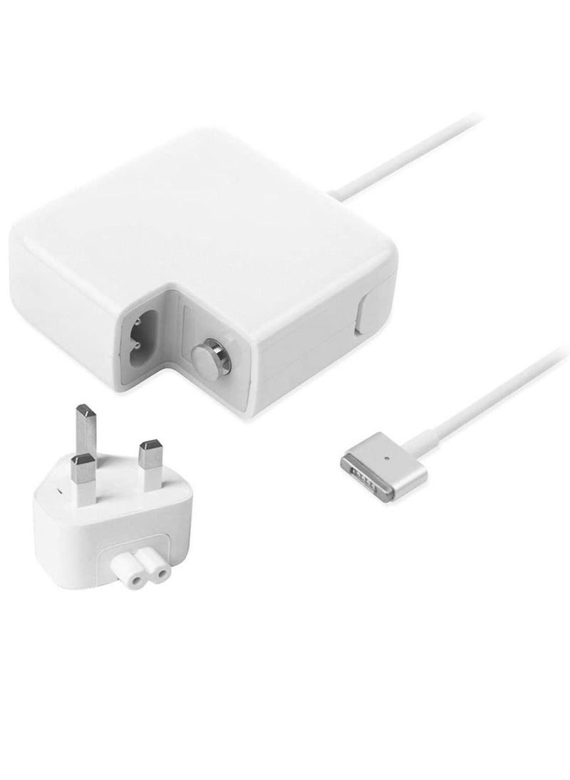 Ntech - NTECH Replacement AC Power Adapter (85W) T-Tip Magnetic Connector For Macbook Pro Compatible Model A1181 / A1278 / A1344 / A1425 / A1465 / A1502 / A1398 / A1424 - White - Image 1