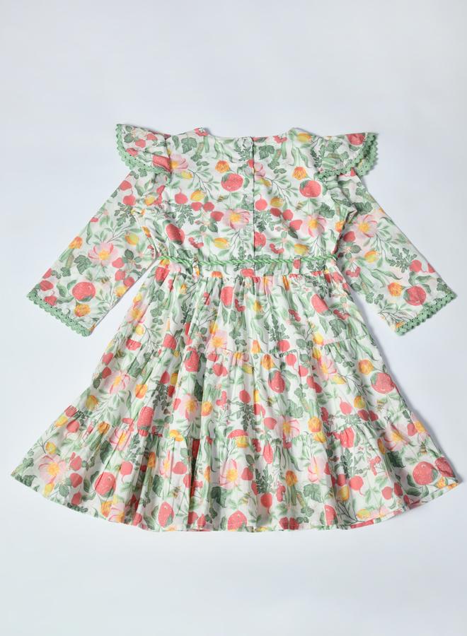 BELLA MODA Floral Ruffle Dress - Image 2