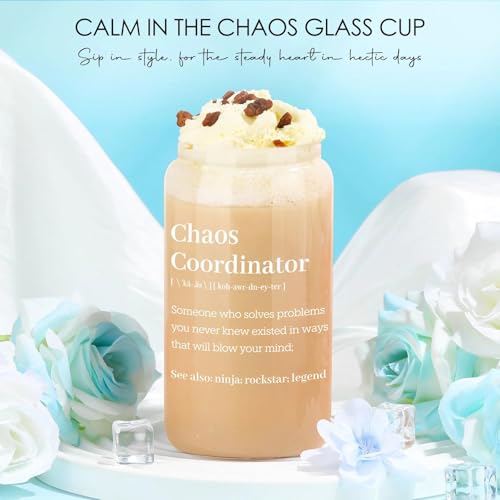 Verouis Chaos Coordinator Gifts for Women Office Manager Appreciation Gifts Cool Thank You Gift Ideas for Manager Female Unique Appreciation Gift for Boss Day Female, Employee, Hr, Coworker, Mentor, Secretary - Image 3