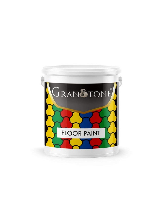 GRANOTONE Floor paint for cement floor and tiles, Polyurethane and Acrylic Polymer Based Concrete Sealer, Anti-Slip, Thick & Durable tile paint 4 L,Dark Green - Image 1