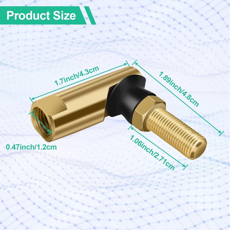 Podoy 923-0448A Tractor Ball Joint Compatible with MTD Cub Troy Bilt Huskee Toro 923-0448 723-0448 723-0448A Replacement Lawn Mower Parts (2 Set) - Image 3