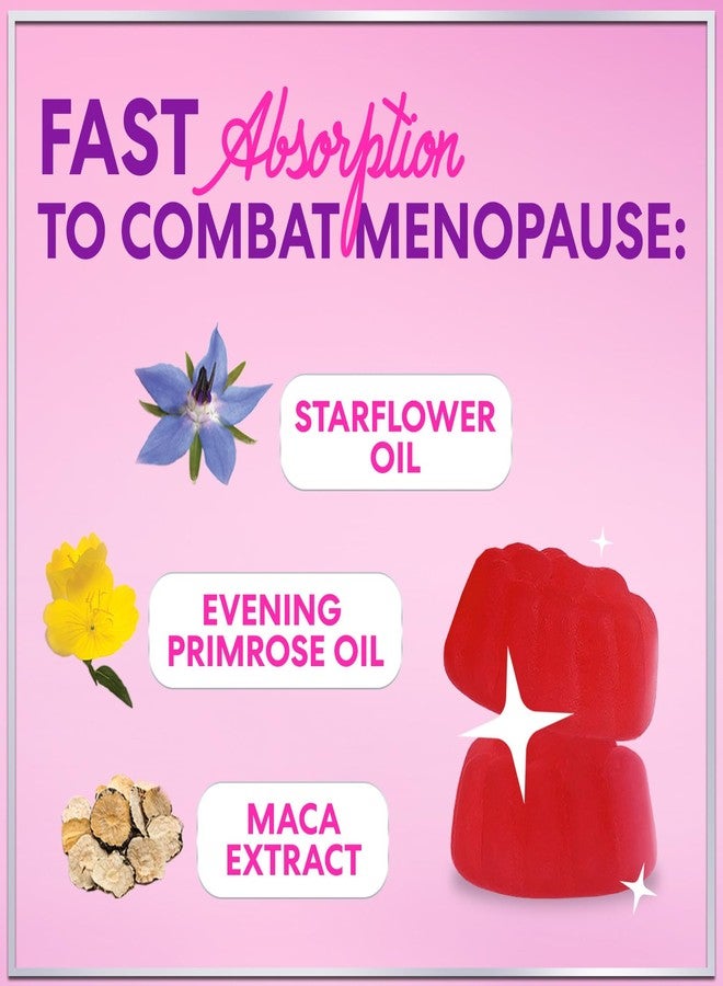 Hello Lovely! Menopause Supplements for Women - Complete Natural Mild Hot Flashes & Night Sweats Support, Multi Benefit Menopause Relief Gummy, Support for Balance & Energy, Gluten-Free & Non-GMO - 60 Gummies - Image 3