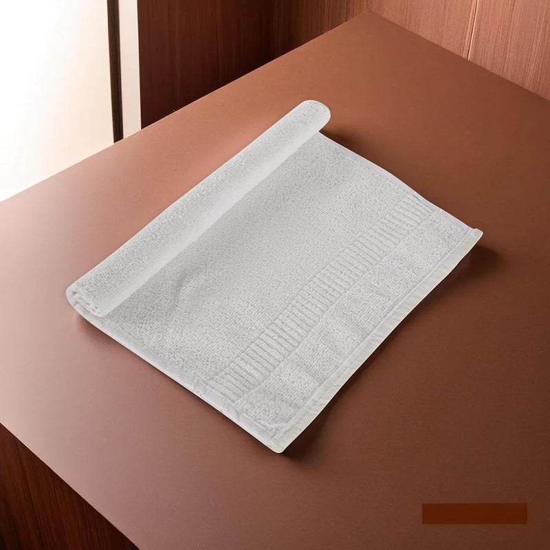 Kuber Industries Kuber Industries Set of 12 Face Towel Small14x21 Inch Hand Napkins For Man Women Hand Towel For Facewash Gym Face Towel For Kids Towels for Daily Use White  - Image 3