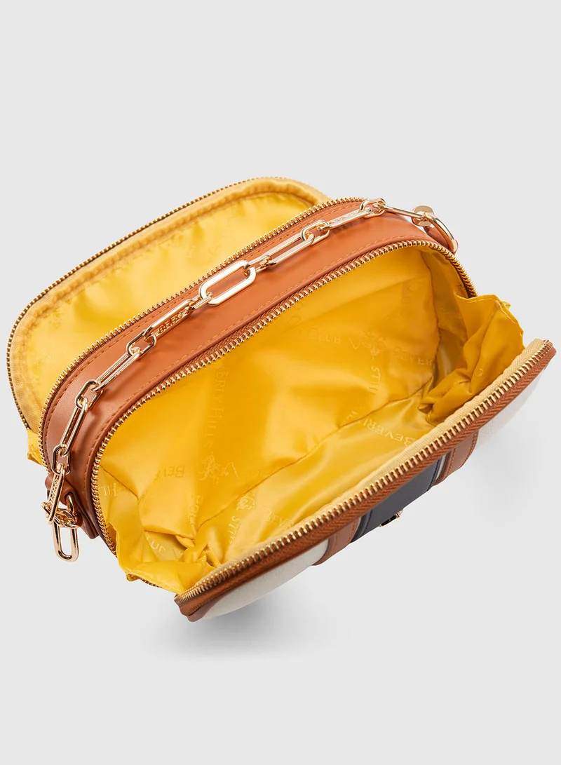BEVERLY HILLS POLO CLUB Color Block Camera Bag