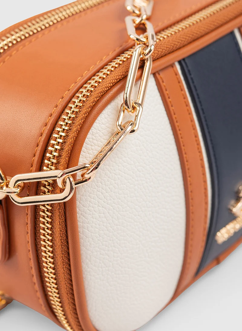 BEVERLY HILLS POLO CLUB Color Block Camera Bag