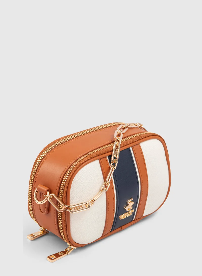 BEVERLY HILLS POLO CLUB Color Block Camera Bag