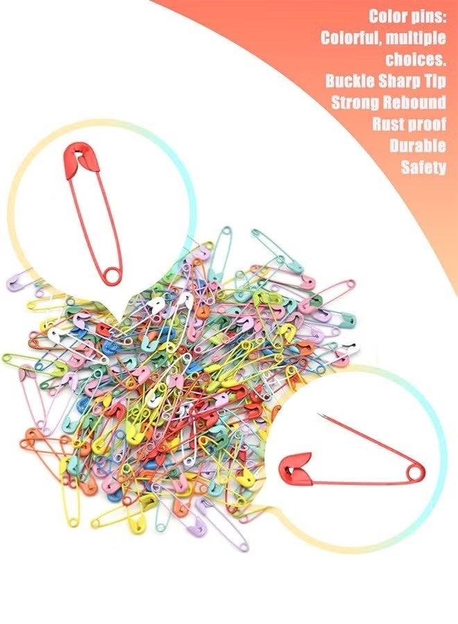 120 Pieces Safety Pin, Colored Safety Pin, Metal Safety Pins, for Clothing Sewing Handicrafts Jewelry Making (Colour) - Image 5