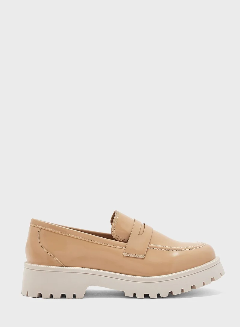 ELLA Tonal Square Toe Loafer
