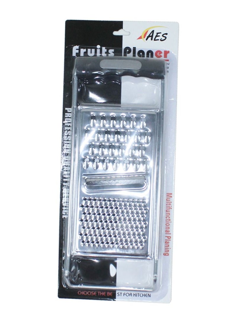 AES Grater & Shredder | 3 in 1 Stainless Steel Kitchen Gadget for Cheese, Vegetables, Chocolate & Fruits | Fast & Easy Food Preparation - Image 1