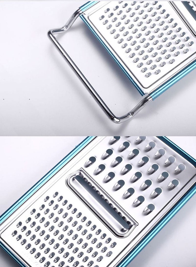 AES Grater & Shredder | 3 in 1 Stainless Steel Kitchen Gadget for Cheese, Vegetables, Chocolate & Fruits | Fast & Easy Food Preparation - Image 4