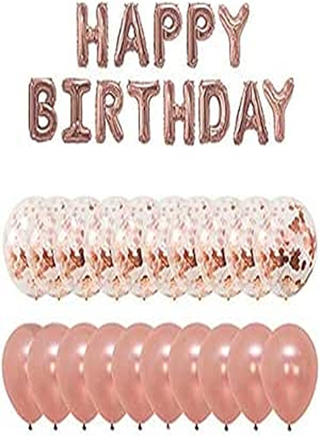 balloon Happy birthday party decorated with 20 foil film balloons - Image 1