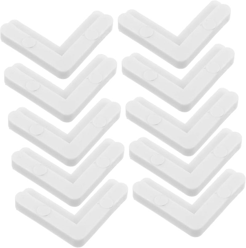 Artibetter 10 قطع قوس زاوية داخلي 90 درجة لإصلاح إطار نافذة الشاشة عبوة من 1 - Image 1