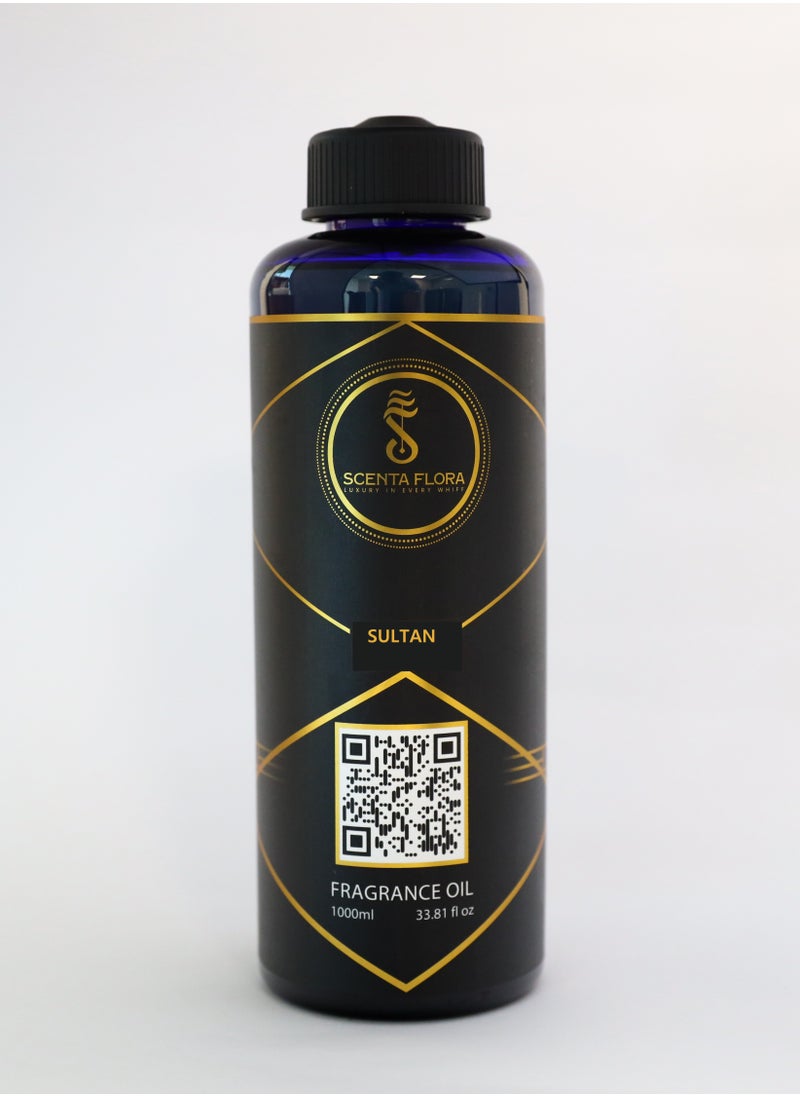 Sultan - Diffuser Aroma Oil - Soothing, Healing, and Relaxing Fragrance for Scent Diffusers - Aromatherapy (1000 ml)