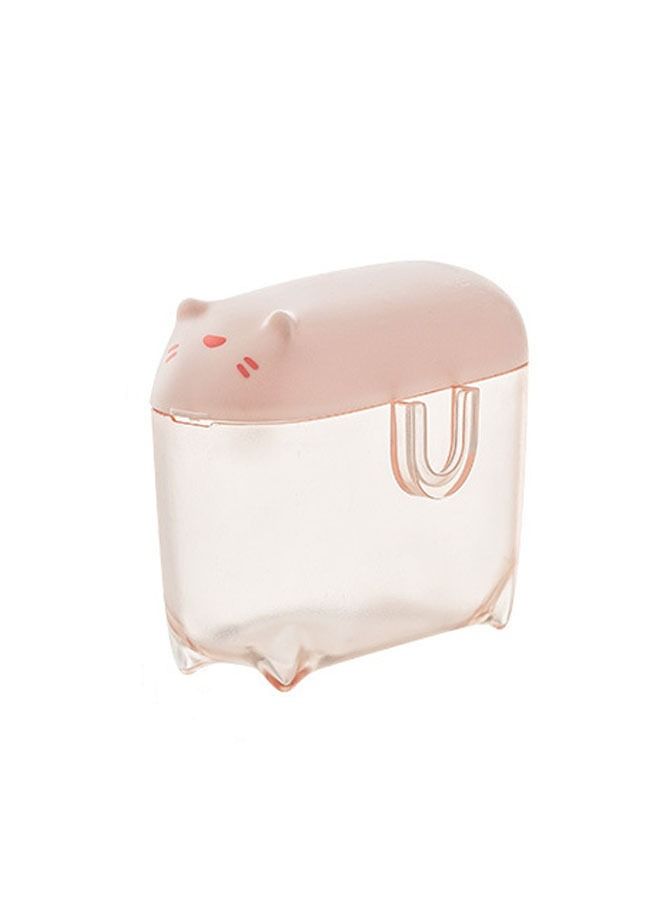Data Cable Storage Box Power Plug Wire Storage Charger Cable Manager Mini Winder Cable Management Box Pink  - Image 1