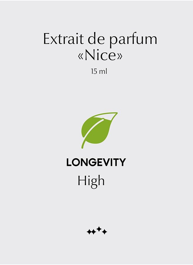 PREPARFUMER - From France Extrait de Parfum Nice for Women- Citrus and Aquatic Accords Fragrance - Long Lasting Luxury Perfume, 15 ml - Image 1