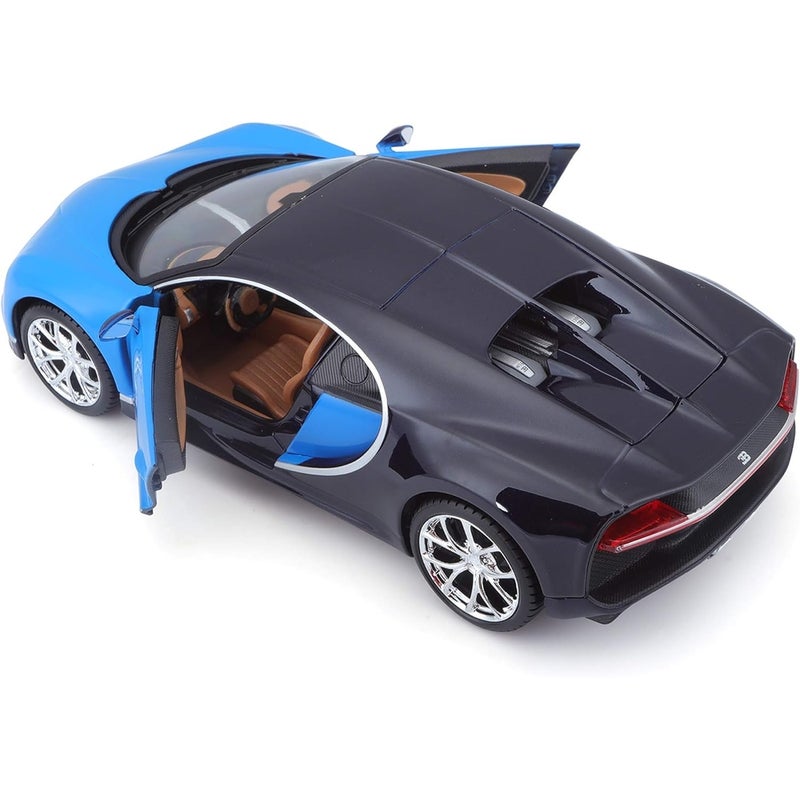 مايستو سيارة بوغاتي شيرون 1/24 - ازرق - 31514 - Image 5