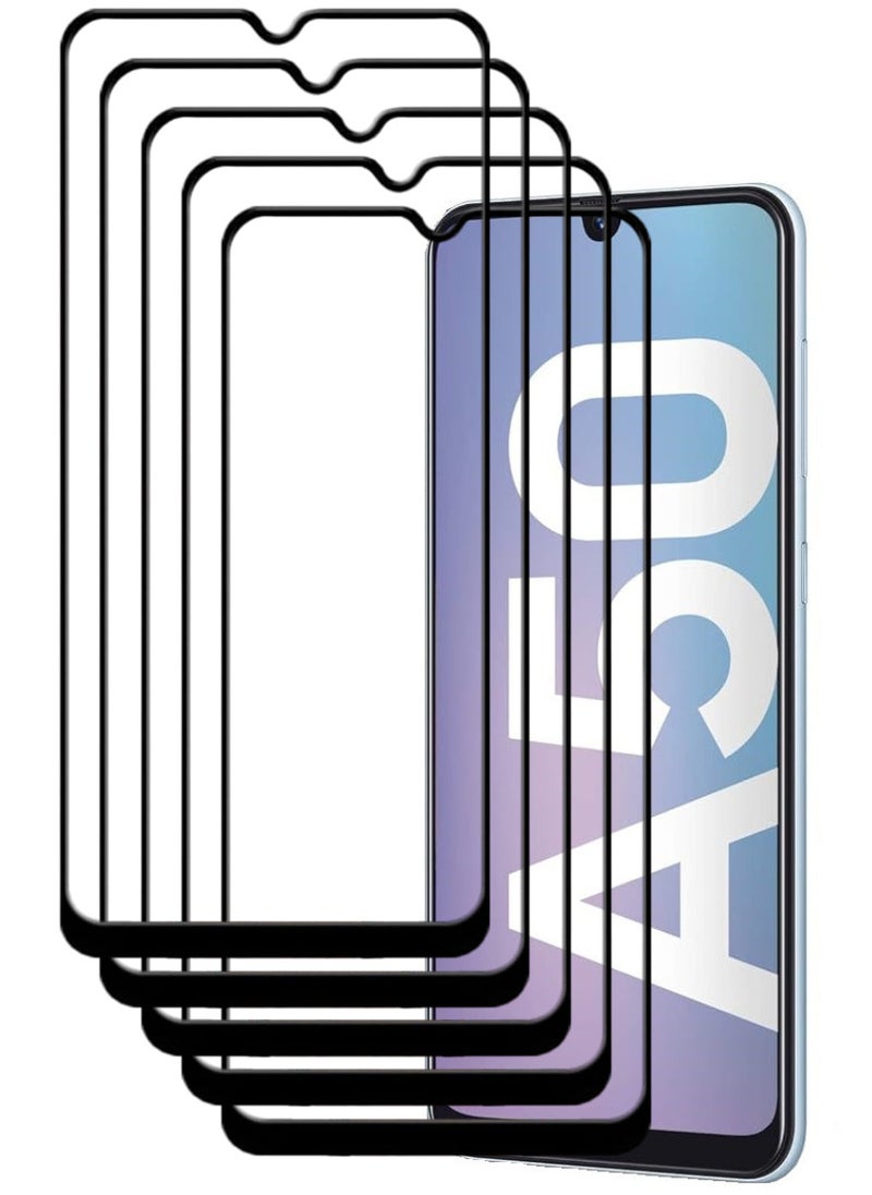 ACLIX 5 Pieces Antistatic ESD Dustproof Premium Quality High Definition Tempered Glass Screen Protector Designed For Samsung Galaxy A50 - Image 1