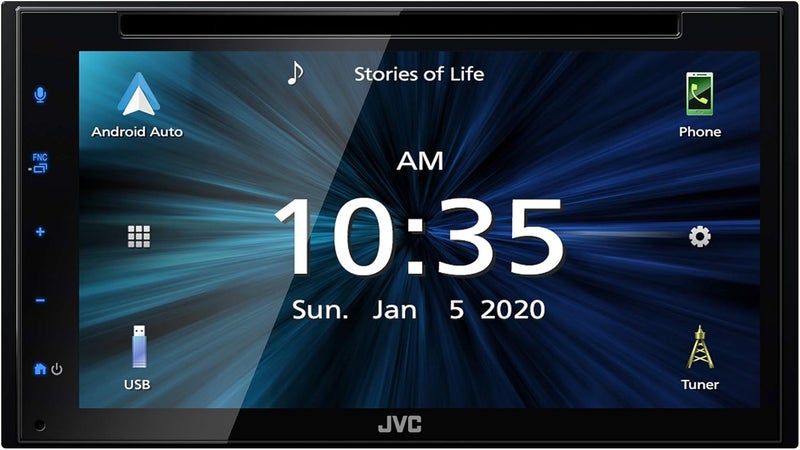 JVC KW-V660BT Apple CarPlay Android Auto DVD/CD Player with 6.8" Touchscreen - Image 5