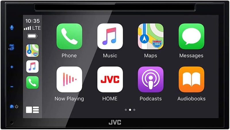 JVC KW-V660BT Apple CarPlay Android Auto DVD/CD Player with 6.8" Touchscreen - Image 1