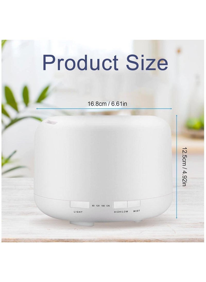 Arabest - Ultrasonic Air Humidifier, Essential Oil Diffuser with 7-Colour LED Lights, Aromatherapy Diffusers for Home and Office - Image 1